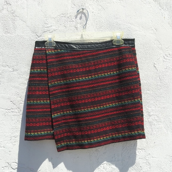 Mexican Print Mini-Skirt - Picture 3 of 4